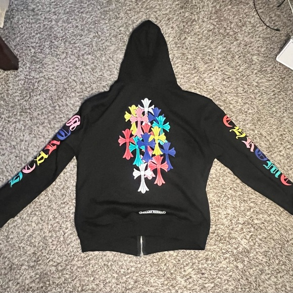 Chrome hearts multicolor zip up